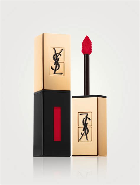 ysl 111 glossy stain vernis guilty coral|Rouge Pur Couture Vernis À Lèvres Glossy Stain .